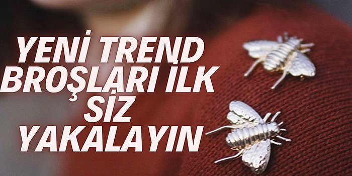 2022'de Moda Haline Gelip Kolyeleri Tahtından İndiren En Güzel Broşlar