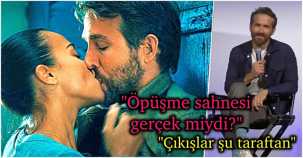 The Adam Project'in Başrolü Ryan Reynolds'ın Zoe Saldana'yla Öpüşmesini Soran Çocuğa Verdiği Tuhaf Yanıt