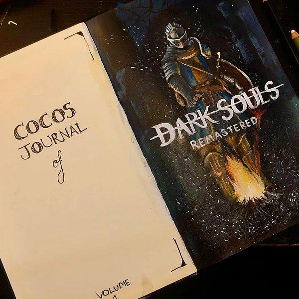 Dark Souls'taki ilk birkaç saatlik deneyimini günlüğüne aktaran oyuncu karşılaştığı yaratıklara da müthiş çizimlerle yer vermiş.