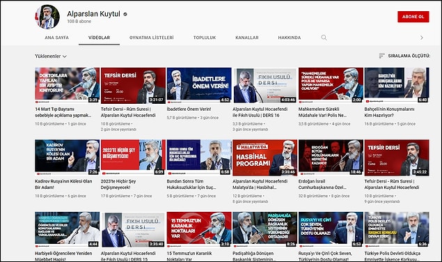 Kitlelere YouTube üzerinden ulaşıyor