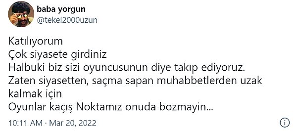 2. Panda bu tweet ile deyim yerindeyse bir dokunup bin ah işitti.