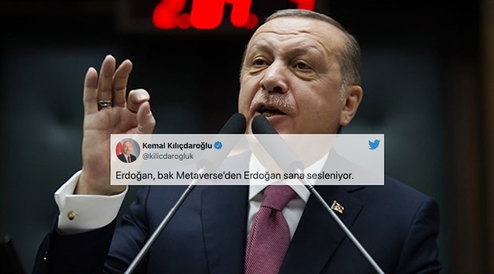 Kılıçdaroğlu'ndan Erdoğan'a 'Metaverse' Göndermesi: 'Erdoğan, Bak Erdoğan Sana Sesleniyor'