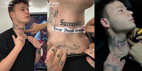 Bu Akım Burada Biter: Tanınmış Kişilerin Adını Dövme Yaptırma Akımının Son İsmi Recep Tayyip Erdoğan Oldu