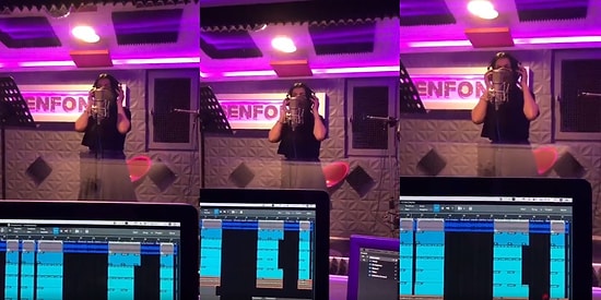 Aleyna Tilki'nin Annesi Havva Öztel, Müslüm Gürses'in Küskünüm Şarkısını Seslendirmek İçin Stüdyoya Girdi