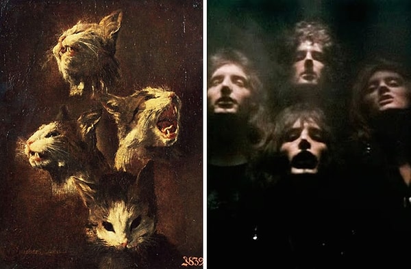 4. Франс Снейдерс (1579-1657), «Этюды кошачьей головы», холст, масло. Эрмитаж, Санкт-Петербург