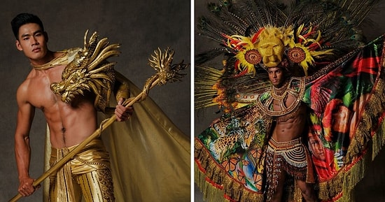 Конкурсанты Mister Global 2021 одеты в национальные костюмы и выглядят как боссы в видеоиграх (29 фото)