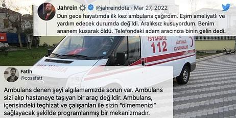 Ambulans Çağırmak Suç mu? Kusma Krizinde Gelmeyen Ambulansa İsyan Eden Jahrein'in Paylaşımı Tartışma Başlattı