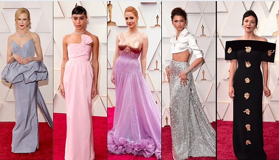 Голосуем и выбираем лучшие наряды знаменитостей на премии "Оскар-2022"