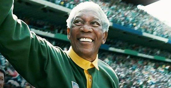 5. Morgan Freeman, Nelson Mandela rolünde — Invictus (2009)