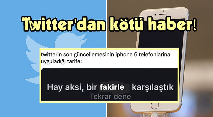 📱 Twitter iPhone 6 Desteğini Kesti, Kullanıcılar Sosyal Medyada İsyan Etti!