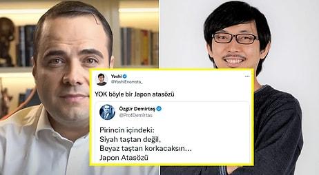 Özgür Demirtaş ve Türkiye'de Yaşayan Japon YouTuber Yoshi Arasındaki 'Japon Atasözü' Diyaloğu Gündem Oldu!
