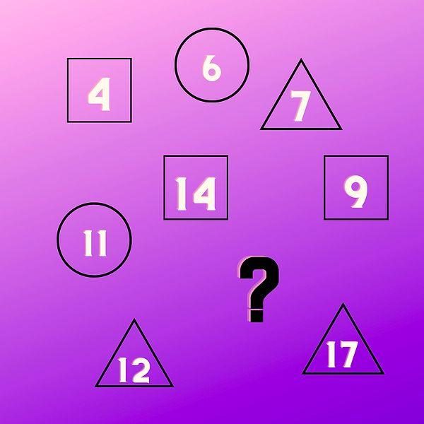 15. Son olarak soru işaretini yerine hangi sayı gelmeli?