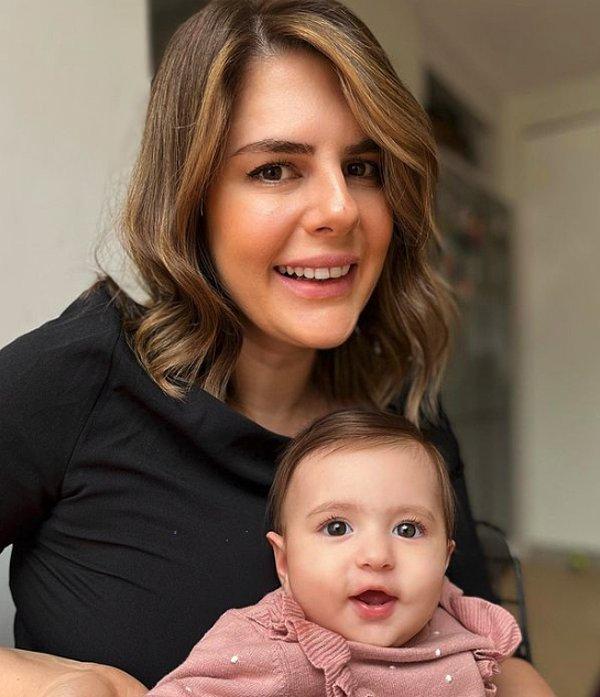 5. Geçtiğimi yıl doğum yapan Ayça Erturan, bebeği Nova'nın yüzünü ilk defa gösterdi!