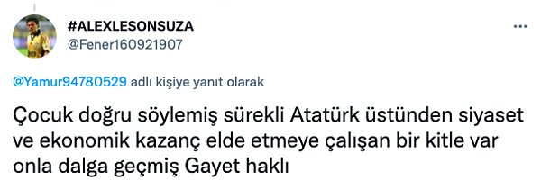 Bazıları da konunun Atatürk ile yakından uzaktan alakası olmadığının altını çizdi.