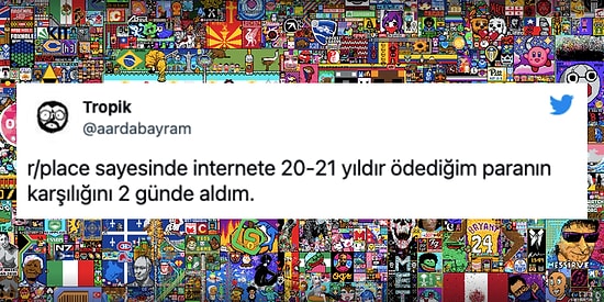 Kah 3. Dünya Savaşı Havasında, Kah Yardımlaşmayla Geçen r/place Etkinliğine Gelen Tepkiler