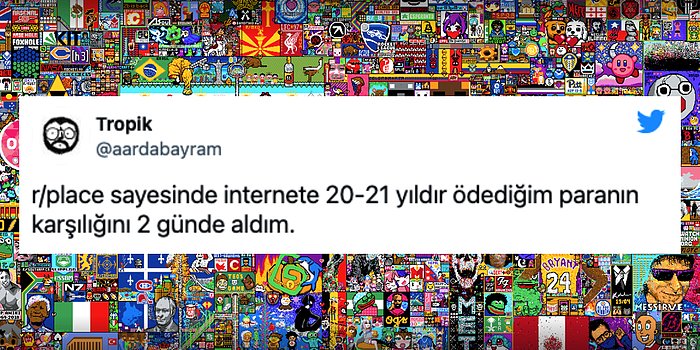 Kah 3. Dünya Savaşı Havasında, Kah Yardımlaşmayla Geçen r/place Etkinliğine Gelen Tepkiler