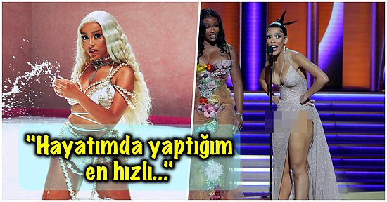 2022 Grammy Ödüllerine Tuvalette Yakalanan Doja Cat İç Çamaşırını Sahnede Düzeltmek Zorunda Kaldı!