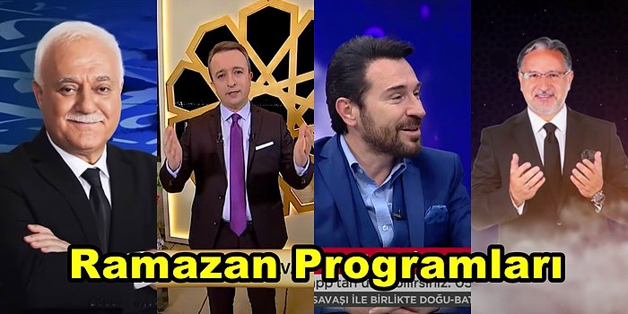 Ramazan Ayının Sonuna Kadar Yayınlanacak Olan İftar ve Sahur Programları