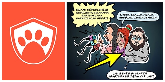 Yeşim Salkım'ın da Dahil Olduğu Olaylı Görüşme Sonrasında Paw Guards'tan Jahrein'e Karikatürlü Gönderme