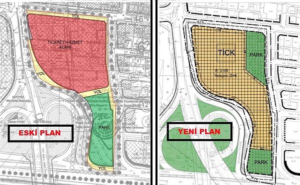 Rant yaratan plan değişikliği