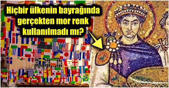 Dünya Üzerindeki Herhangi Bir Ülkenin Bayrağında Mor Renk Bulunmadığı İddiası Doğru mu?