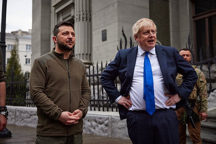 İngiltere Başbakanı Boris Johnson Kiev'de