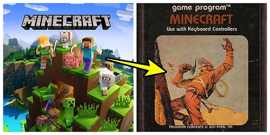 Günümüzün Modern Oyunlarını Atari 2600 Oyun Kartuşlarına Dönüştüren Bu Çalışmalar Sizi Geçmişe Götürecek