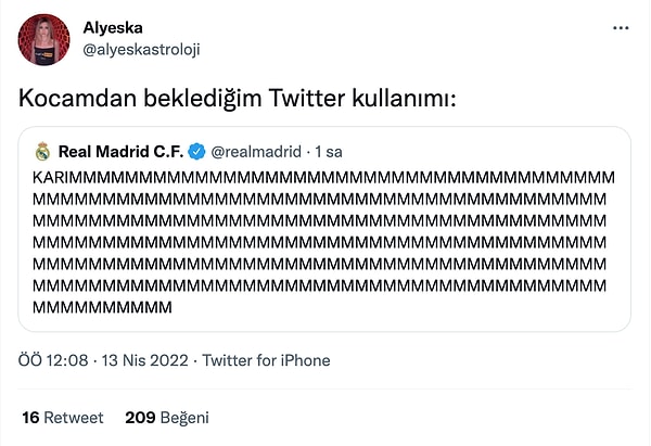 11. Bu tweet'ten sonra kocalardan beklenti yükselecek...