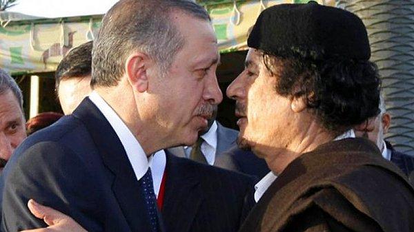 Erdoğan'a Kaddafi eleştirisi