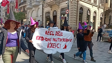 'Regl Ürünleri Lüks Değil İhtiyaçtır' Sloganları Atan Kampüs Cadıları Üyeleri Gözaltına Alındı