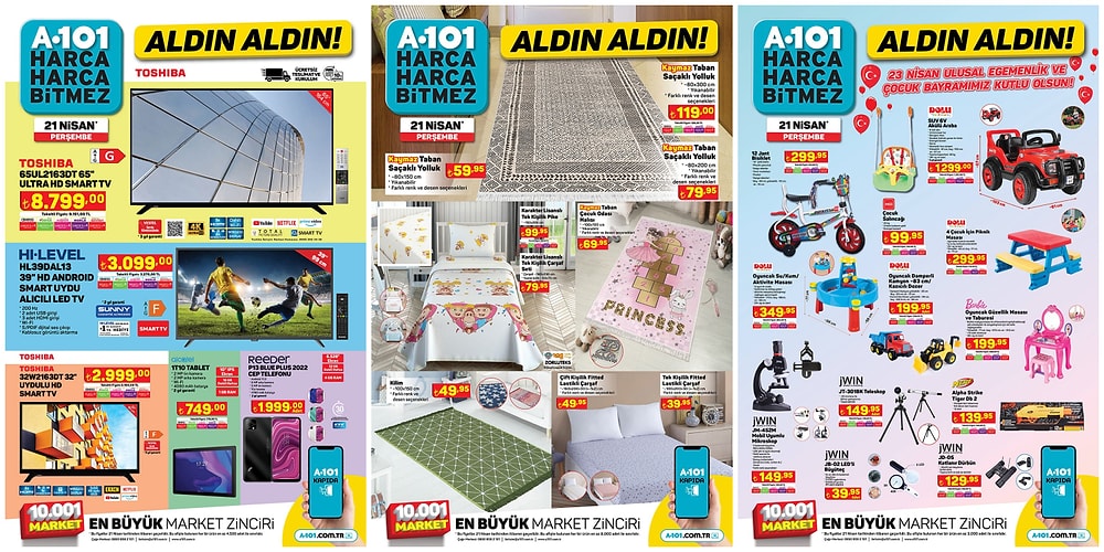 21 Nisan 2022 A101 Aldın Aldın Kataloğu
