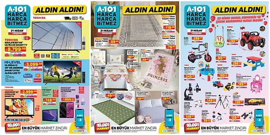 21 Nisan 2022 A101 Aldın Aldın Kataloğu