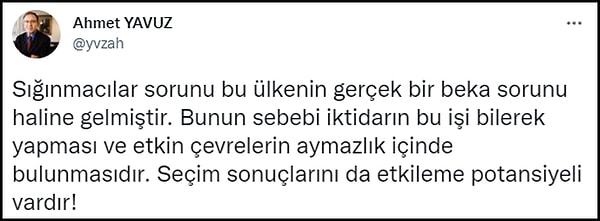 Ancak işi ırkçılık boyutuna taşımadan aklıselim şekilde kontrolsüz göçün Türkiye için beka sorunu olduğunu vurgulayan kullanıcılar da var. 👇