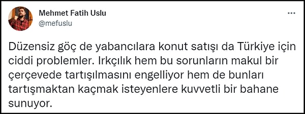 Irkçı yaklaşımın, ciddi problemlerin tartışılmasını imkansız hale getirdiği savunuluyor.