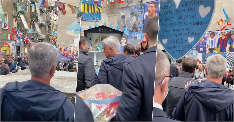 Roma Teknik Direktörü Jose Mourinho, Napoli Maçı Öncesi Diego Armando Maradona'yı Andı