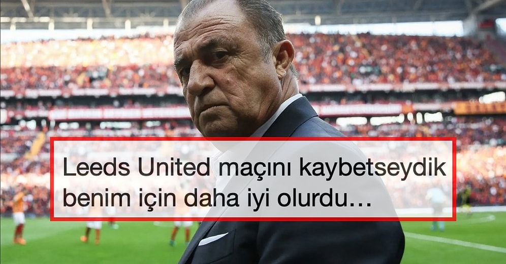 Galatasaray Tek Yönlü Bilet! Fatih Terim Uzun Süreli Sessizliğini Bozarak Çarpıcı Açıklamalar Yaptı