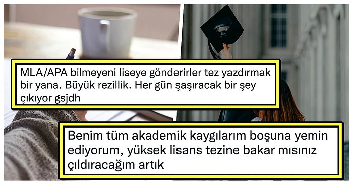 Tezinde Gösterdiği Kaynakçalarla Performans Ödevini Aratmayan Öğrenci Akademik Kaygılarımızı Sorgulattı