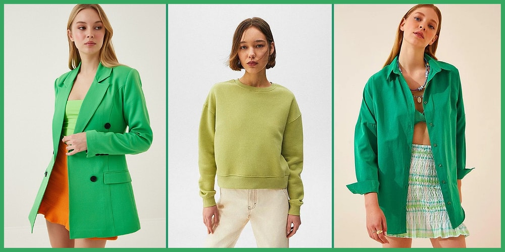 Rengarenk Kombinleri Sevenler İçin Yeşil Rengin En Yakıştığı 12 Parça