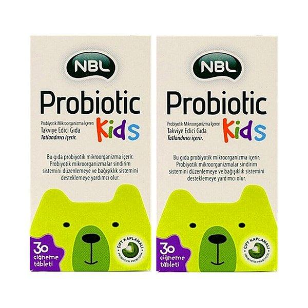 4. Çocuklara özel probiyotik çiğneme tableti...