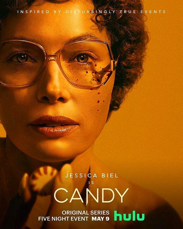 6. Jessica Biel'in başrolünde yer aldığı Candy dizisinden yeni bir afiş yayımlandı.