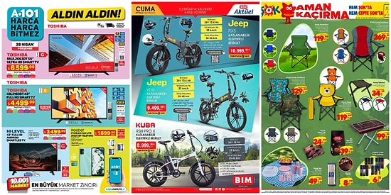 İndirim Günleri Başlıyor: 25 Nisan - 2 Mayıs Haftasında A101, BİM ve ŞOK Aktüel Ürünler Listesinde Neler Var?
