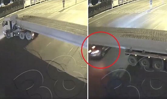 Dominic Toretto Musun Be Adam! Samsun'da Bir Sürücü TIR'ın Altından Geçti