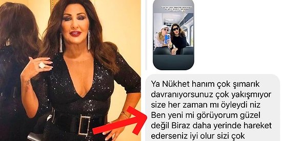 Instagram'dan Gelen Hadsiz Mesajı Yayınlayan Nükhet Duru Takipçisine Kapak Gibi Bir Cevap Verdi