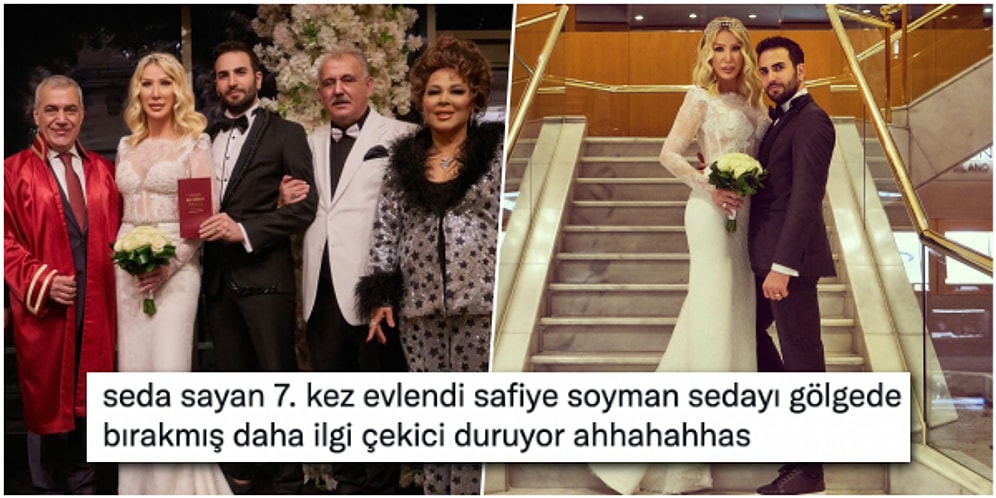 7. Kez Nikah Masasına Oturan Seda Sayan, Olaylı Sevgilisi Çağlar Ökten ile Dünyaevine Girdi!
