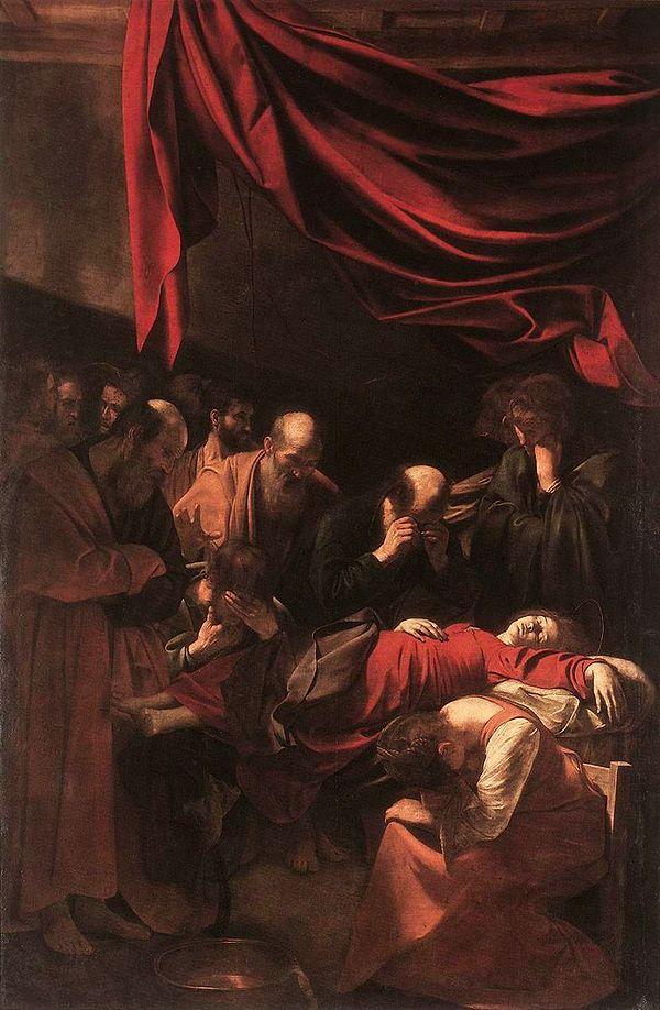 20. Caravaggio, Meryem'in Ölümü (1606)