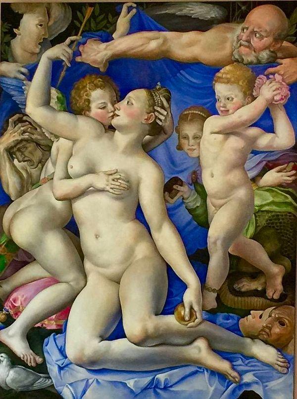 53. Bronzino, Venus, Cupid, Folly and Time (1540-1546)