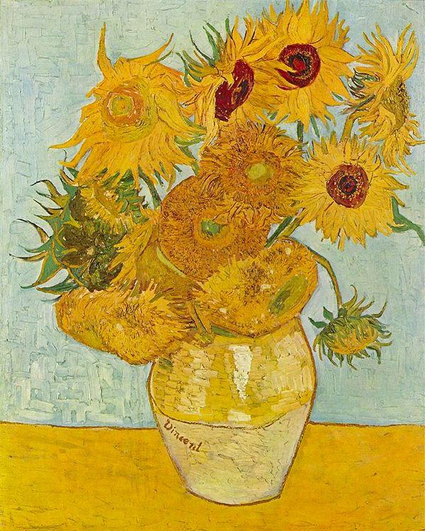 60. Vincent Van Gogh, Ayçiçekleri (1888)