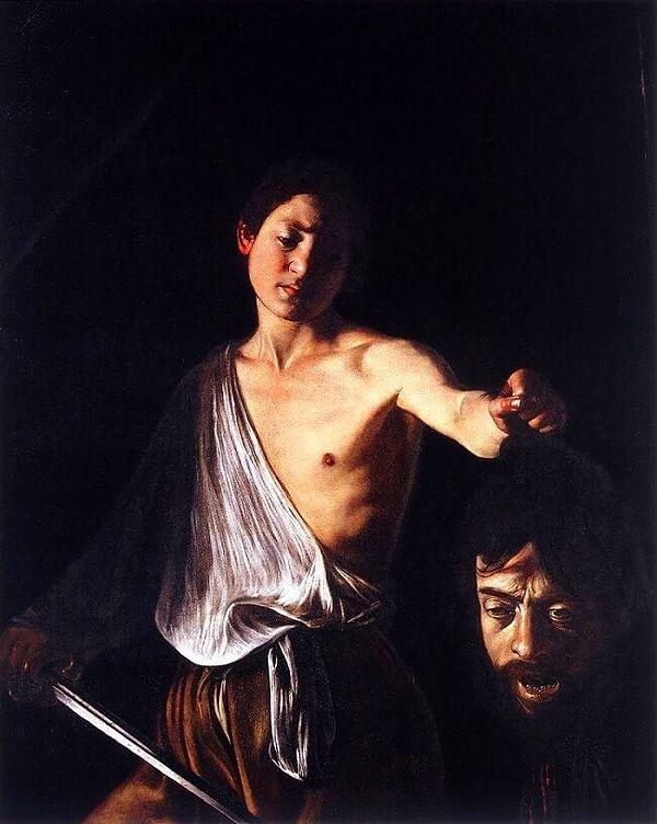 94. Caravaggio, David with the Head of Goliath (1599)