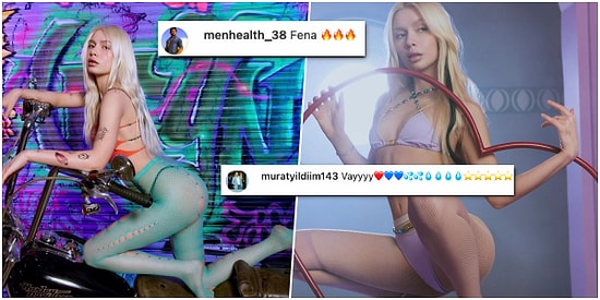 Yırtık Külotlu Çorabıyla İngilizce Şarkısının Reklamını Yapan Aleyna Tilki'nin Motor Pozu Gündem Oldu!