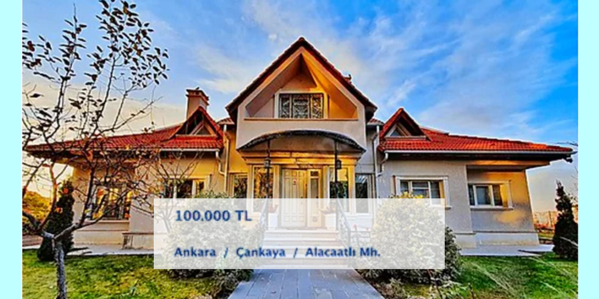 Ankara'da Aylık 100 Bin Lira Kira İstenen Ultra Lüks Villa Sizin De ...